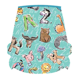 Clothing Set - Newborn - Fun Alphabet Turq