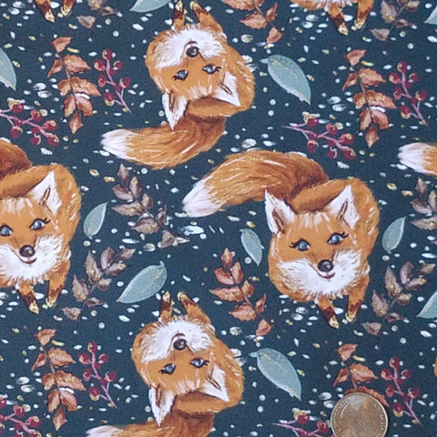 Double Brushed - Foxes Dark