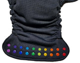 Toddler Bullet Night Rainbow Heavy Wetter - Windpro Hybrid Fitted