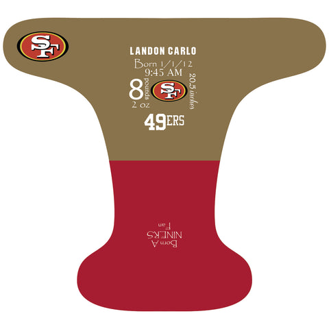 49ers Birth Stat - Custom - DAY WITH WINDPRO - Hybrid Fitted