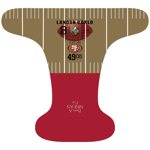 49ers Birth Stat - Custom - DAY WITH WINDPRO - Hybrid Fitted