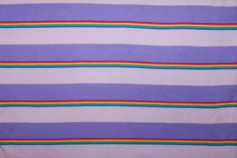 Purple and Rainbow Stripes - Choose: size, inner and snaps - DAY WITH WINDPRO - Hybrid Fitted