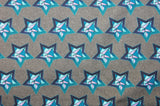 Teal and Gray Mystic Kitties Combo Stars - Choose: size, inner and snaps - DAY WITH WINDPRO - Hybrid Fitted