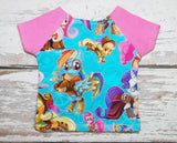 Steam Punk Rainbow Pony - Newborn Shirt