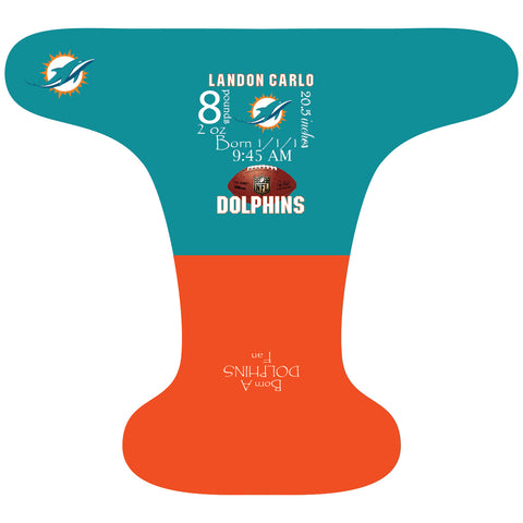 Dolphins Birth Stat - Custom - DAY WITH WINDPRO - Hybrid Fitted