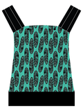 KB Carriers - Feathers Teal - CUSTOM  $189