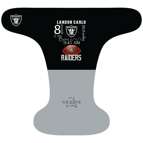 Raiders Birth Stat - Custom - DAY WITH WINDPRO - Hybrid Fitted
