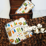 FOREST ANIMALS CLOTH WIPES - (QUANTITY 10)